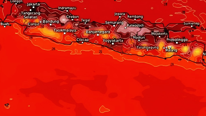 Pulau Jawa Memerah, Fenomena Alam Aneh yang Menghebohkan