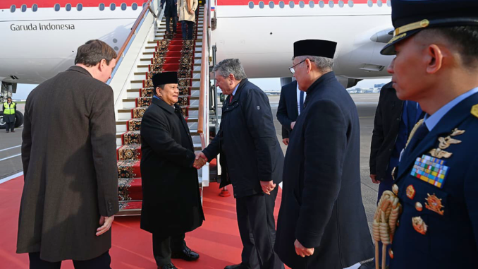 Prabowo Berangkat ke Moskow untuk Bertemu Presiden Putin
