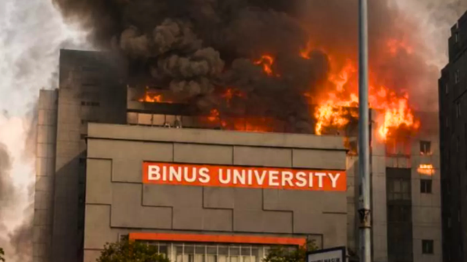 Binus University Kebakaran
