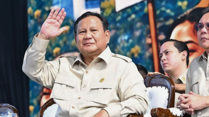 Presiden Prabowo Subianto