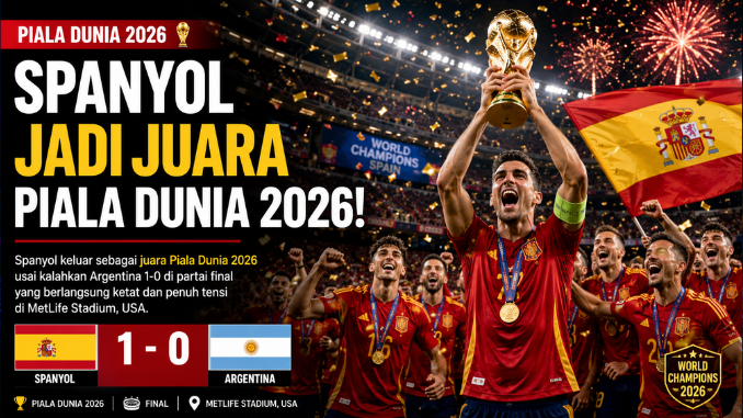 Spanyol Juara Dunia