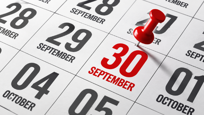 30 September