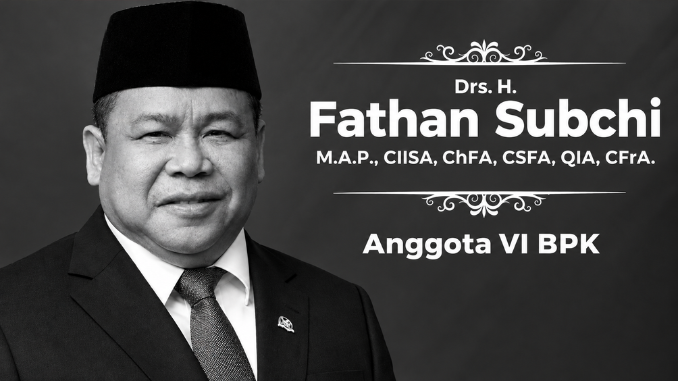Anggota VI BPK Fathan Subchi Meninggal Dunia di Rusia