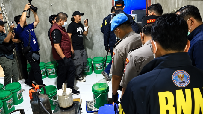 BNN Bongkar Pabrik Sabu dengan Skala Besar di Aceh